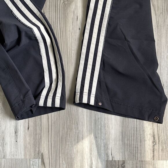 Adidas Women’s Pull On 3 Stripe Athletic Pants With Elastic Waist  Snap Bottom M - Picture 2 of 10
